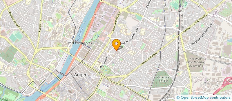 localisation de l'entreprise ASSOCIATION MADINGA à ANGERS