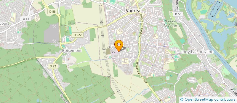 localisation de l'entreprise ASSOCIATION MADRAS KA à VAUREAL