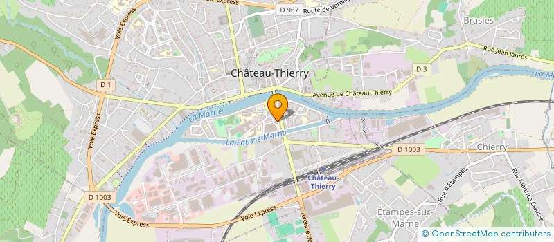 localisation de l'entreprise ASSOCIATION MAESTRIA à CHATEAU-THIERRY