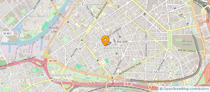 localisation de l'entreprise ASSOCIATION MAGDALA à LILLE