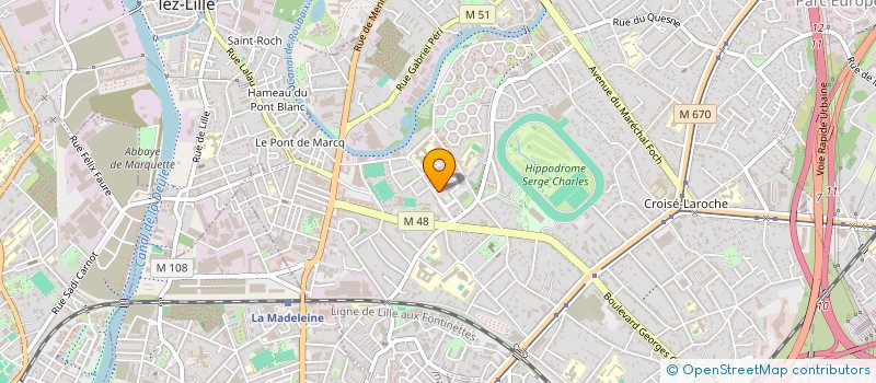 localisation de l'entreprise ASSOCIATION MAGHREBINE DE MARCQ EN BAROEUL à MARCQ-EN-BARŒUL