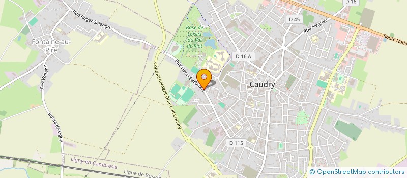 localisation de l'entreprise ASSOCIATION MAGIC MUSIQUES  CAUDRY