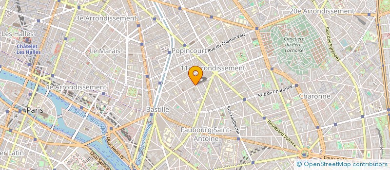 localisation de l'entreprise ASSOCIATION MAGNA VIA  PARIS