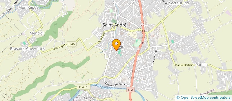 localisation de l'entreprise ASSOCIATION MAHA VISHNU L'ETANG CAMBUSTON  SAINT-ANDRE