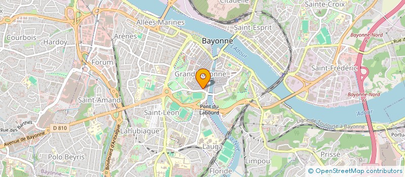 localisation de l'entreprise ASSOCIATION MAIATZ  BAYONNE
