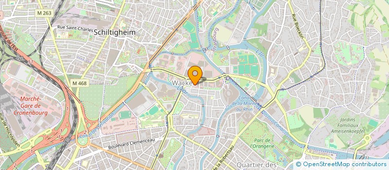 localisation de l'entreprise ASSOCIATION MAILLON + à STRASBOURG