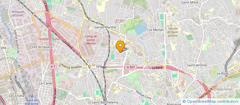 localisation de l'entreprise ASSOCIATION MAIN DANS LA MAIN à MARSEILLE