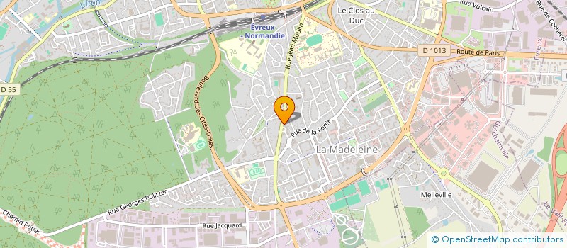 localisation de l'entreprise ASSOCIATION MAIN EN MAIN CAIUPA BOTY  EVREUX