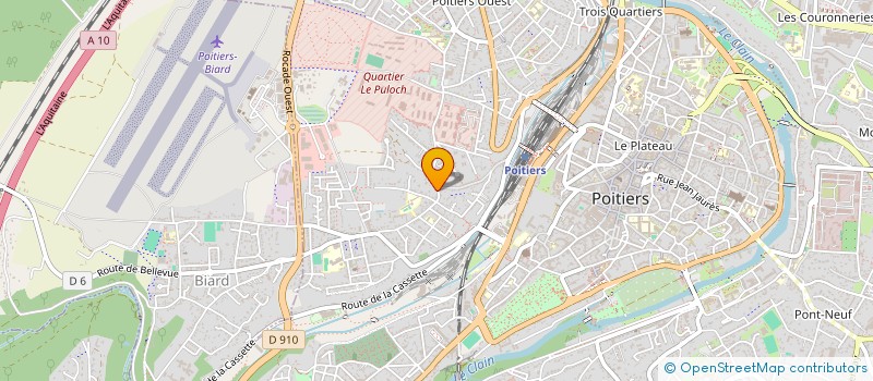 localisation de l'entreprise ASSOCIATION MAINS TENDUES ET PARTAGE à POITIERS