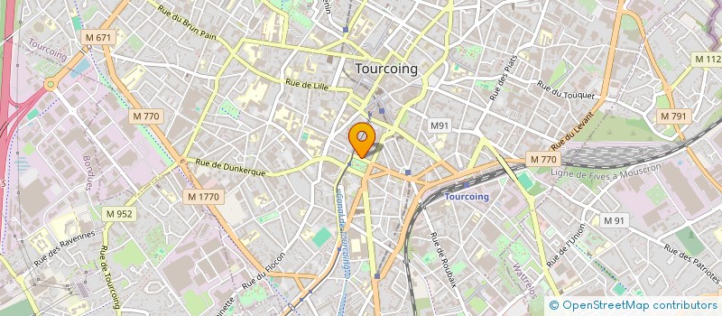 localisation de l'entreprise ASSOCIATION MAISON BLANCHE à TOURCOING