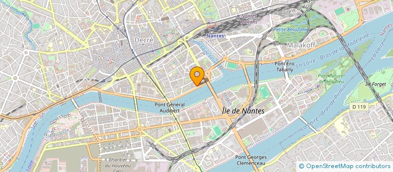 localisation de l'entreprise ASSOCIATION MAISON DE CULTURE DE LA TUNISIE A NANTES  NANTES