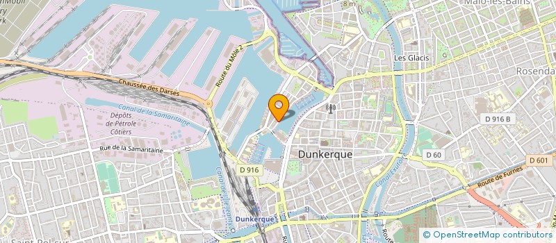 localisation de l'entreprise ASSOCIATION MAISON DE L'EUROPE à DUNKERQUE