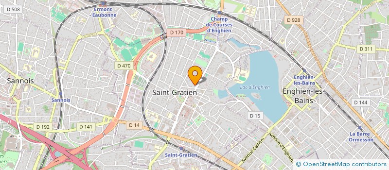 localisation de l'entreprise ASSOCIATION MAISON DE SANTE CASANOVA  SAINT-GRATIEN