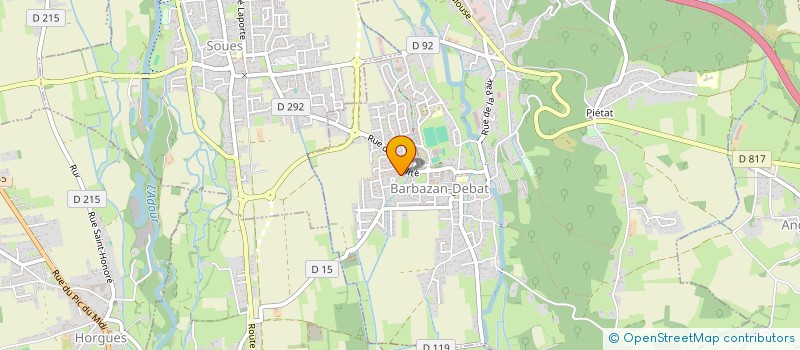 localisation de l'entreprise ASSOCIATION MAISON DE SANTE DE BARBAZAN DEBAT  BARBAZAN-DEBAT