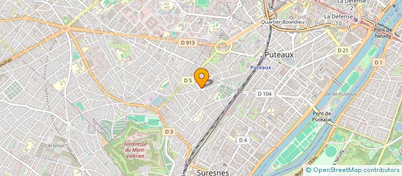localisation de l'entreprise ASSOCIATION MAISON DE SANTE DES CHENES à SURESNES