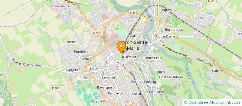 localisation de l'entreprise ASSOCIATION MAISON DE SANTE DU PIEMONT OLORONAIS à OLORON-SAINTE-MARIE