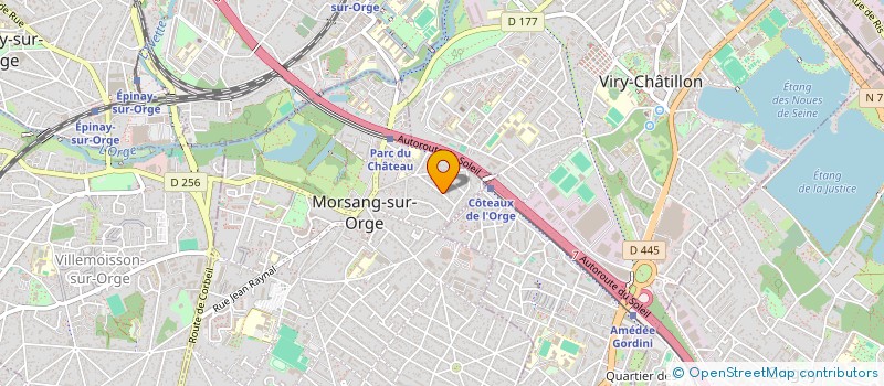 localisation de l'entreprise ASSOCIATION MAISON DES CONGOLAIS DE L'ETRANGER - FRANCE  MORSANG SUR ORGE