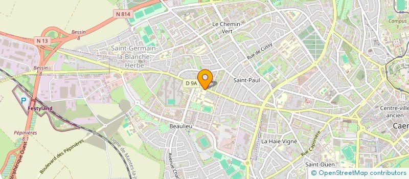 localisation de l'entreprise ASSOCIATION MAISON-DIOCESAINE à CAEN