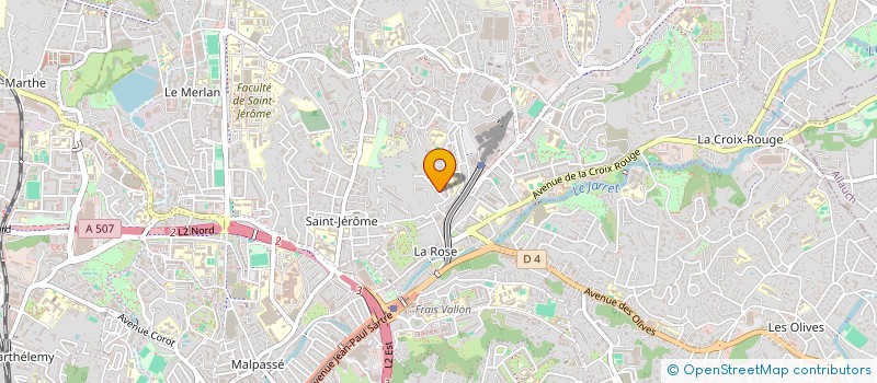 localisation de l'entreprise ASSOCIATION MAISON DU BIEN-ETRE ET DE LA BEAUTE (MBEB)  MARSEILLE