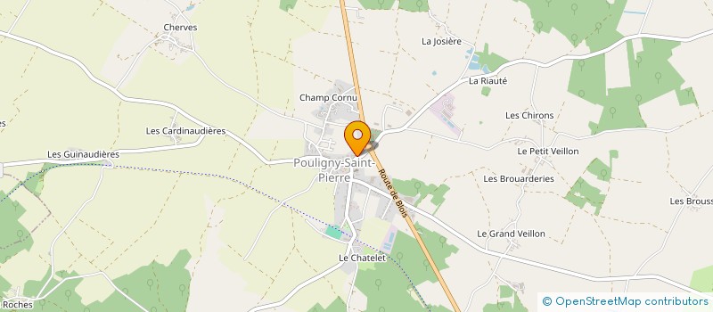 localisation de l'entreprise ASSOCIATION MAISON DU FROMAGE ET DES PRODUITS LOCAUX à POULIGNY-SAINT-PIERRE