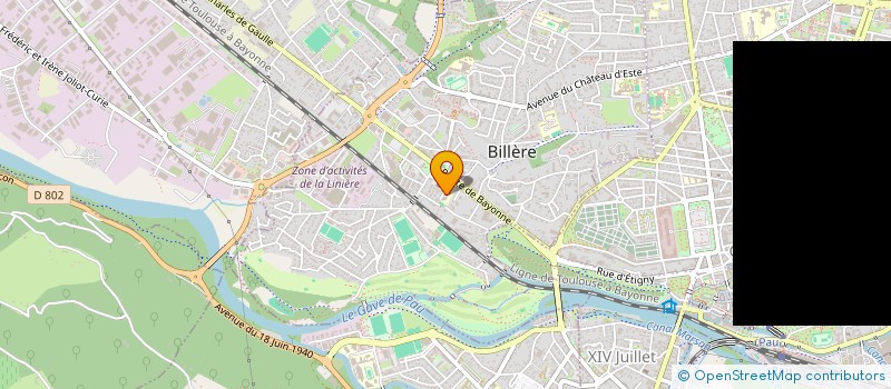 localisation de l'entreprise ASSOCIATION MAISON ENFANCE DE BILLERE à BILLERE