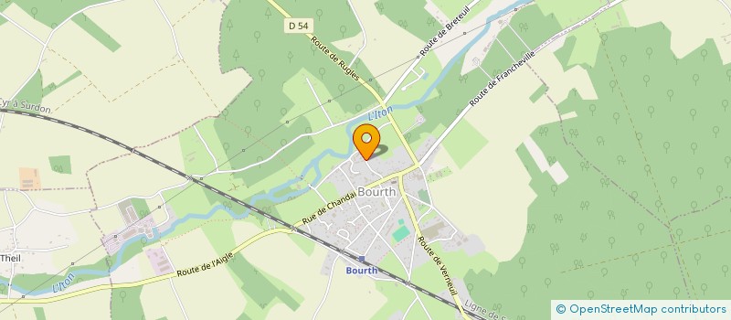 localisation de l'entreprise ASSOCIATION MAISON MEDICALE BONNETTE  BOURTH