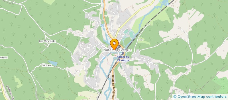 localisation de l'entreprise ASSOCIATION MAISON SAINT VINCENT  CHATEAU-L'EVEQUE