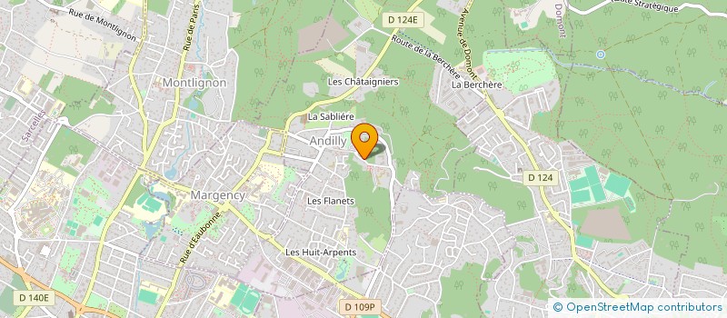 localisation de l'entreprise ASSOCIATION MAISON SPORT-SANTE LES ORCHIDEES  ANDILLY