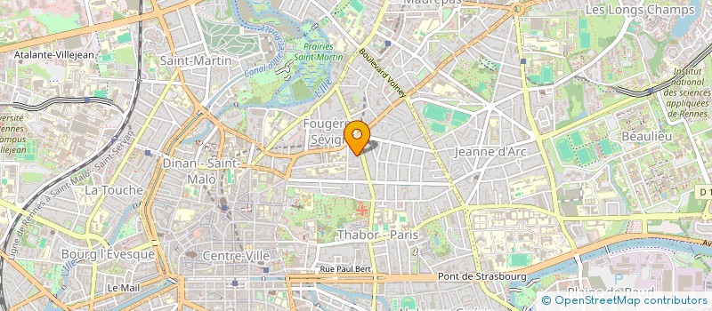 localisation de l'entreprise ASSOCIATION MAISON ST FRANCOIS à RENNES