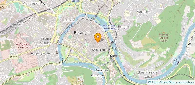 localisation de l'entreprise ASSOCIATION MAISONS JEANNE-ANTIDE à BESANCON