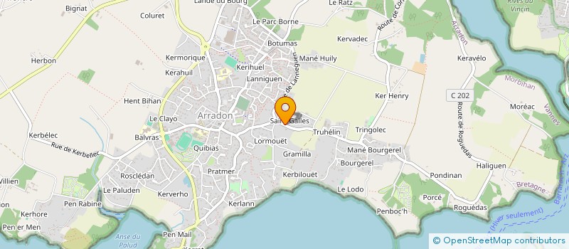 localisation de l'entreprise ASSOCIATION MAITA à ARRADON