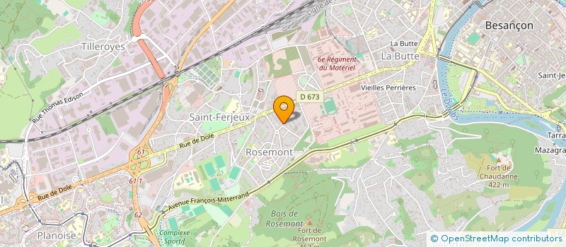 localisation de l'entreprise ASSOCIATION MALA'KA à BESANCON