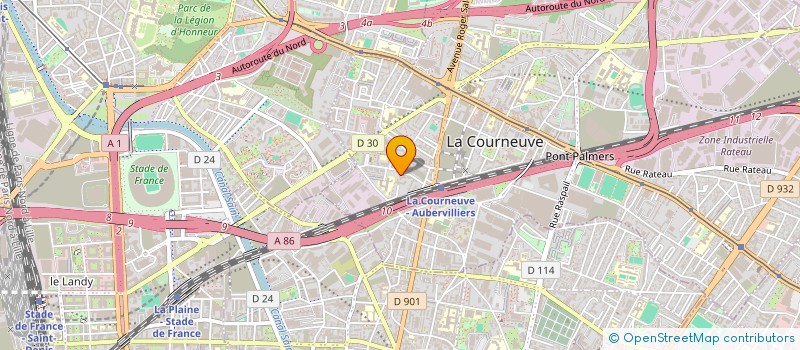 localisation de l'entreprise ASSOCIATION MALEZI DES FEMMES DE FOUNGA EN FRANCE à LA COURNEUVE