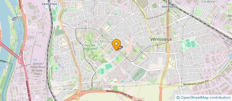 localisation de l'entreprise ASSOCIATION MALEZI (EDUCATION) DES COMORIENS DE RHONE-ALPES (AMCRA)  VENISSIEUX