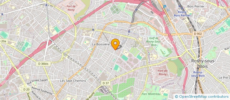 localisation de l'entreprise ASSOCIATION MALI FLO à MONTREUIL
