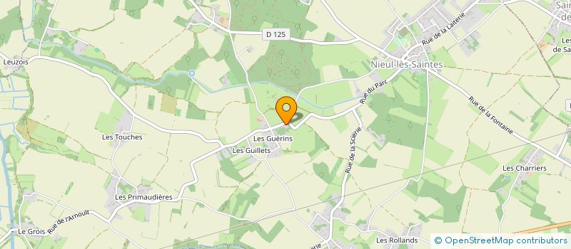 localisation de l'entreprise ASSOCIATION MALO  NIEUL-LES-SAINTES