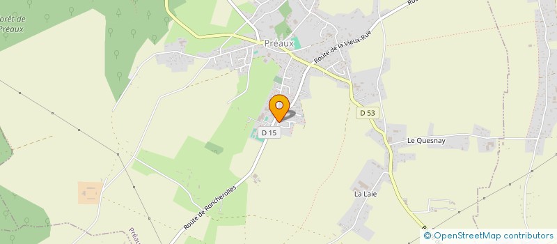 localisation de l'entreprise ASSOCIATION MAM ET LAULIE à PREAUX