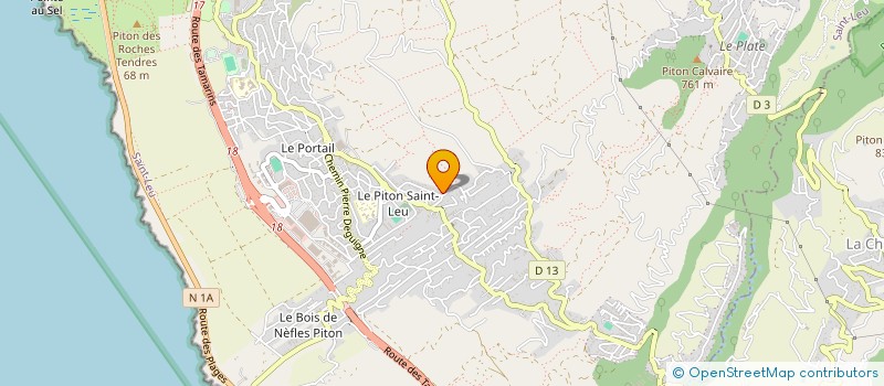 localisation de l'entreprise ASSOCIATION MAM ILET O Z'ARTISTES à SAINT-LEU
