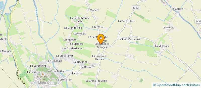 localisation de l'entreprise ASSOCIATION MAN O WAR  MONT-DOL