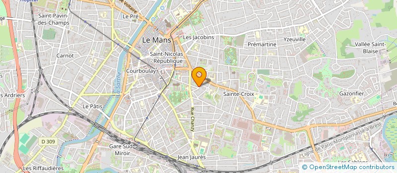 localisation de l'entreprise ASSOCIATION MANCELLE POUR L'URGENCE MEDICALE à LE MANS