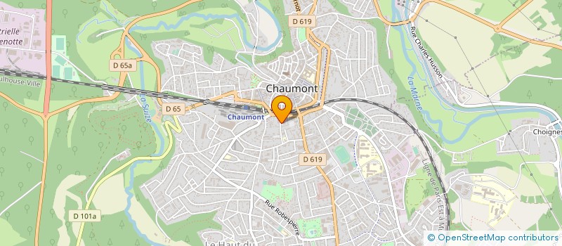 localisation de l'entreprise ASSOCIATION MANDARINE à CHAUMONT