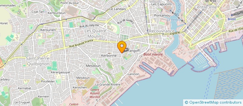 localisation de l'entreprise ASSOCIATION MANDRAKE à BREST