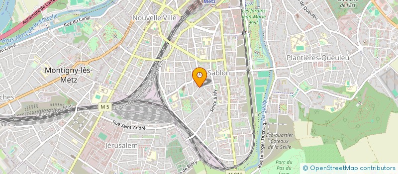 localisation de l'entreprise ASSOCIATION MANEGSOMBO  METZ