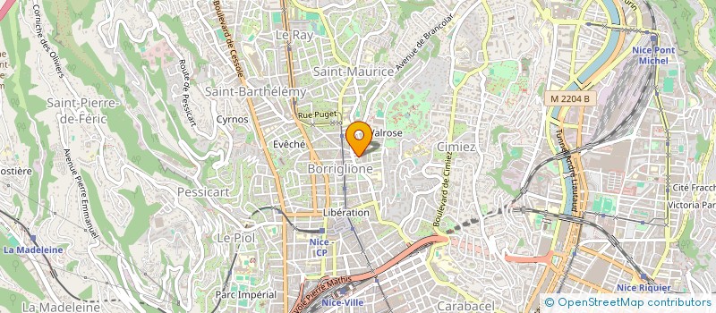 localisation de l'entreprise ASSOCIATION MANGROOVE  NICE