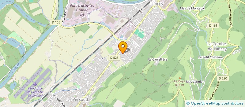 localisation de l'entreprise ASSOCIATION MANICOMI  LE VERSOUD