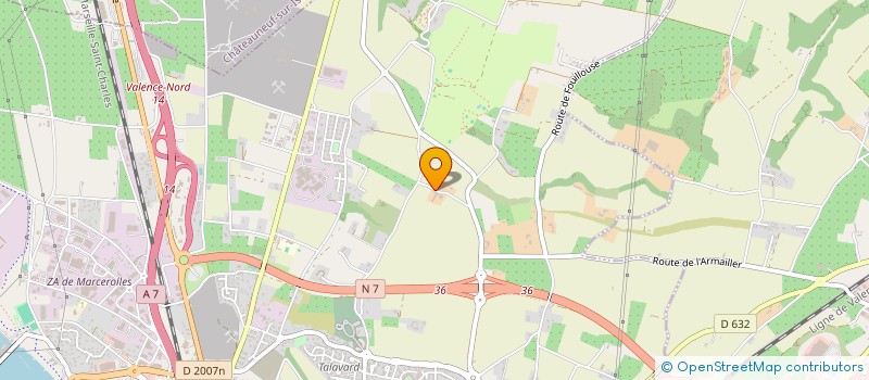 localisation de l'entreprise ASSOCIATION MANOIR DE GENAS (A.M.G) à BOURG-LES-VALENCE