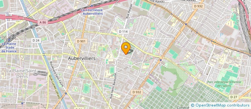 localisation de l'entreprise ASSOCIATION MANOS EN TIEMPO à AUBERVILLIERS