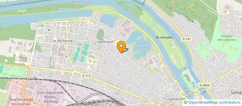 localisation de l'entreprise ASSOCIATION MANTES LA JOLIE CHINEUSES ET CHINEURS JOIE ET BONHEUR  MANTES-LA-JOLIE