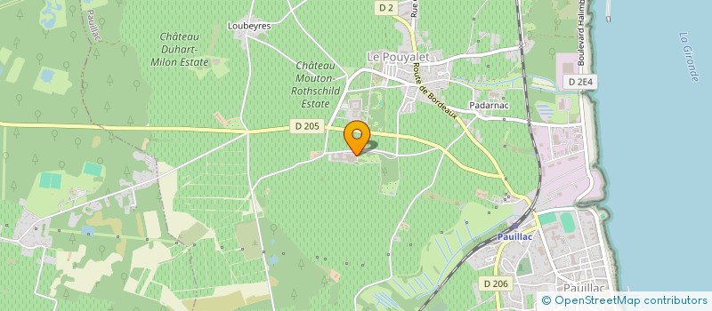 localisation de l'entreprise ASSOCIATION MARAIS PIBRAN  PAUILLAC