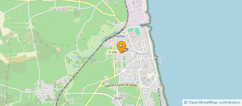 localisation de l'entreprise ASSOCIATION MARAIS REYSSON  PAUILLAC